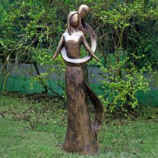 5060235332562 1 Enigma Marble Resin Infinite Love Bronze Garden Statue.jpg